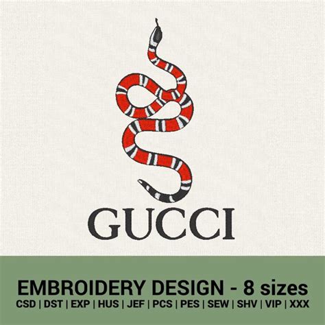 gucci snake embroidery file|Gucci Embroidery .